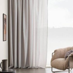 KIT linnegardin 1 längd extra bred Ljusgrå