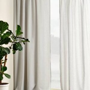 KIT linnegardin 2-pack Ljusgrå