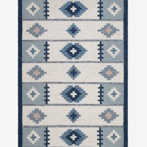 KM Home – Matta av ull Arvika – Blå – Ullmattor – Från Homeroom