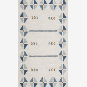 KM Home – Matta i ull Avesta – Blå – Ullmattor – Från Homeroom