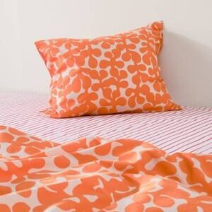 KNOTA örngott 60×50 cm ekologisk Persika/orange