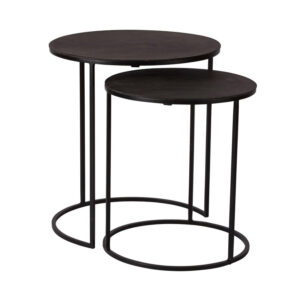KOBE Bord 2-Set Small Svart