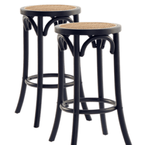 KOSTER barpall 2-pack Svart