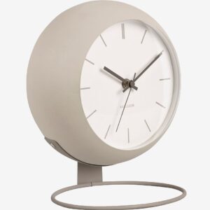 Karlsson – Bordsklocka Nirvana Globe – Grå – Väggklockor & bordsur – Från Homeroom