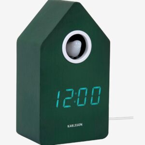 Karlsson – Väckarklocka Cuckoo LED – Grön – Väggklockor & bordsur – Från Homeroom