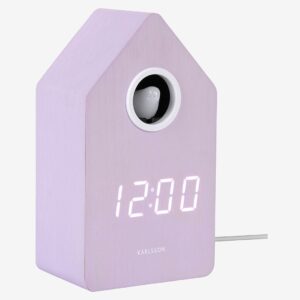 Karlsson – Väckarklocka Cuckoo LED – Lila – Väggklockor & bordsur – Från Homeroom