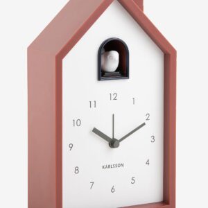 Karlsson – Väckarklocka Modern Cuckoo – Röd – Väggklockor & bordsur – Från Homeroom