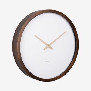 Karlsson – Väggklocka Ancho Large – Brun – Väggklockor & bordsur – Från Homeroom