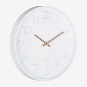 Karlsson – Väggklocka Calma – Vit – Väggklockor & bordsur – Från Homeroom
