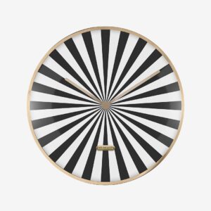 Karlsson – Väggklocka Candy Swirl Dome – Svart – Väggklockor & bordsur – Från Homeroom