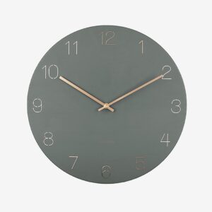 Karlsson – Väggklocka Charm Engraved Numbers – Grön – Väggklockor & bordsur – Från Homeroom