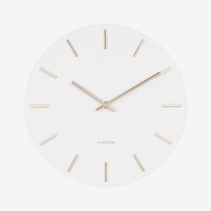 Karlsson – Väggklocka Charm Small – Vit – Väggklockor & bordsur – Från Homeroom