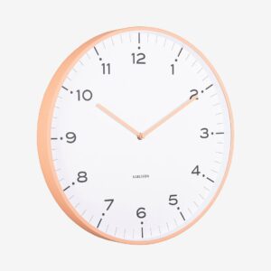 Karlsson – Väggklocka Circus Rings – Orange – Väggklockor & bordsur – Från Homeroom