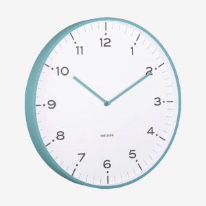 Karlsson – Väggklocka Cirkusringar – Blå – Väggklockor & bordsur – Från Homeroom