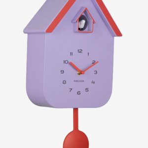 Karlsson – Väggklocka Dupla Color Cuckoo – Lila – Väggklockor & bordsur – Från Homeroom