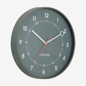 Karlsson – Väggklocka Fresco – Grön – Väggklockor & bordsur – Från Homeroom
