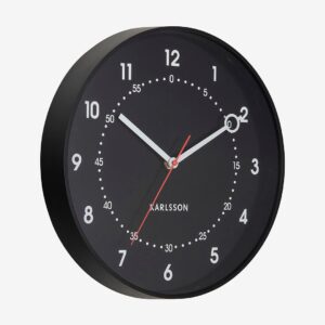 Karlsson – Väggklocka Fresco – Svart – Väggklockor & bordsur – Från Homeroom