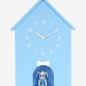 Karlsson – Väggklocka Garding Doggy – Blå – Väggklockor & bordsur – Från Homeroom
