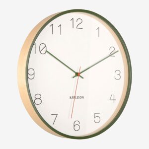 Karlsson – Väggklocka Joy – Grön – Väggklockor & bordsur – Från Homeroom