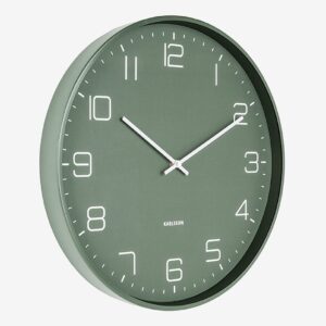 Karlsson – Väggklocka Lofty – Grön – Väggklockor & bordsur – Från Homeroom
