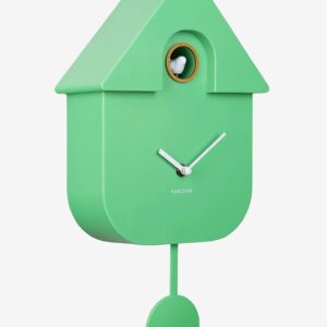 Karlsson – Väggklocka Modern Cuckoo – Grön – Väggklockor & bordsur – Från Homeroom