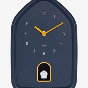 Karlsson – Väggklocka Modern Doggy – Blå – Väggklockor & bordsur – Från Homeroom