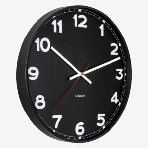 Karlsson – Väggklocka New Classic Medium – Svart – Väggklockor & bordsur – Från Homeroom