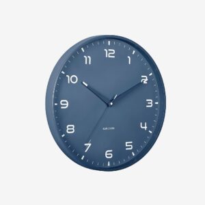 Karlsson – Väggklocka Orgullo – Blå – Väggklockor & bordsur – Från Homeroom