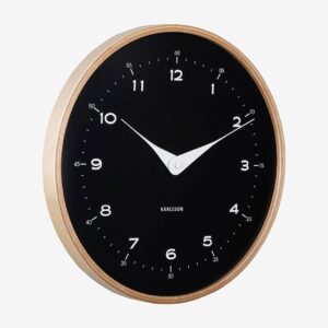 Karlsson – Väggklocka Osado Dome – Svart – Väggklockor & bordsur – Från Homeroom