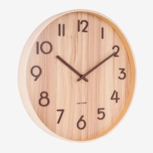 Karlsson – Väggklocka Pure Medium – Natur – Väggklockor & bordsur – Från Homeroom