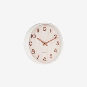 Karlsson – Väggklocka Pure Small – Vit – Väggklockor & bordsur – Från Homeroom