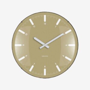 Karlsson – Väggklocka Realista Dome – Grön – Väggklockor & bordsur – Från Homeroom