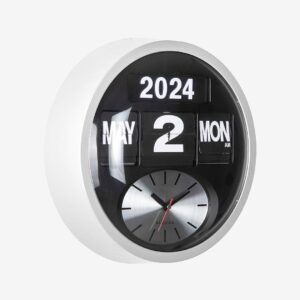 Karlsson – Väggklocka Round Flip – Vit – Väggklockor & bordsur – Från Homeroom