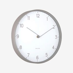 Karlsson – Väggklocka Sencillez – Grå – Väggklockor & bordsur – Från Homeroom