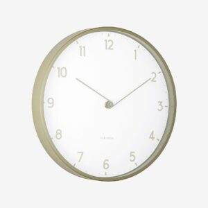 Karlsson – Väggklocka Sencillez – Grön – Väggklockor & bordsur – Från Homeroom