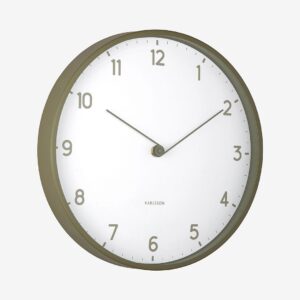 Karlsson – Väggklocka Sencillez – Grön – Väggklockor & bordsur – Från Homeroom