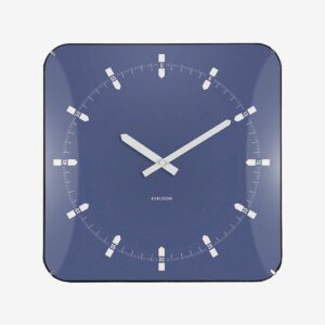 Karlsson – Väggklocka Sucinto Dome – Blå – Väggklockor & bordsur – Från Homeroom