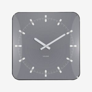 Karlsson – Väggklocka Sucinto Dome – Grå – Väggklockor & bordsur – Från Homeroom