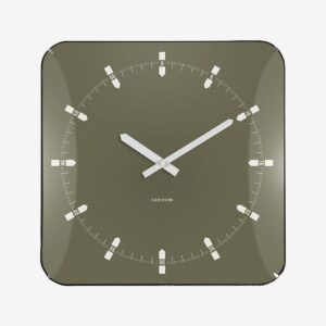 Karlsson – Väggklocka Sucinto Dome – Grön – Väggklockor & bordsur – Från Homeroom