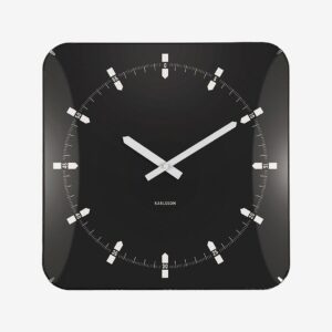 Karlsson – Väggklocka Sucinto Dome – Svart – Väggklockor & bordsur – Från Homeroom