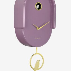 Karlsson – Väggklocka Tweet – Lila – Väggklockor & bordsur – Från Homeroom