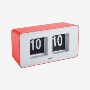 Karlsson – Wall/Bordsklocka Funky Flip – Röd – Väggklockor & bordsur – Från Homeroom