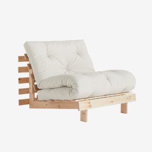 Karup Design – Loungestol Roots 90 Rå Bas – Beige – Fåtöljer – Från Homeroom