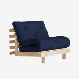 Karup Design – Loungestol Roots 90 Rå Bas – Blå – Fåtöljer – Från Homeroom