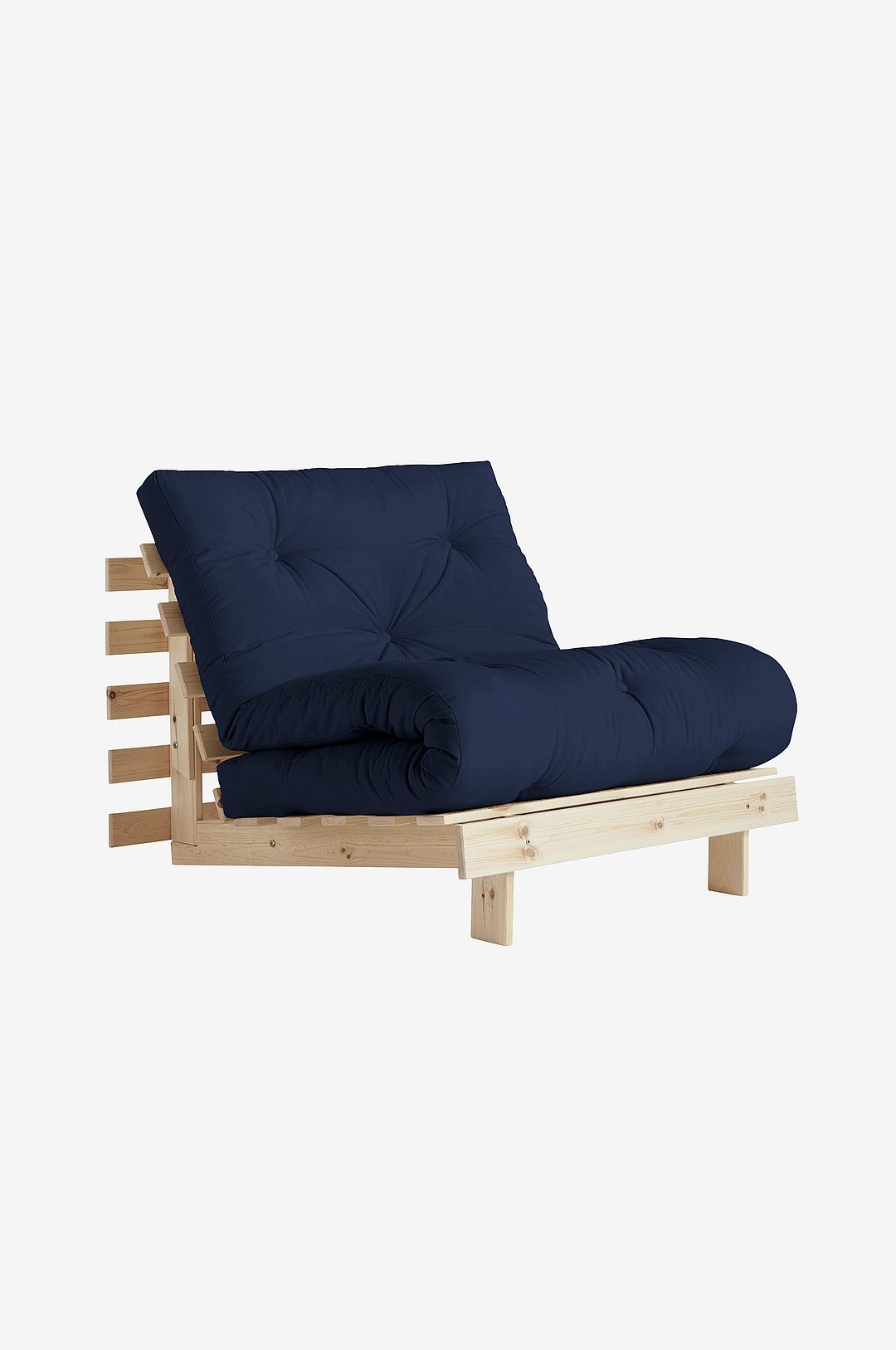 Karup Design – Loungestol Roots 90 Rå Bas – Blå – Fåtöljer – Från Homeroom