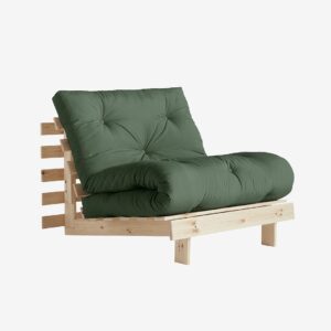 Karup Design – Loungestol Roots 90 Rå Bas – Grön – Fåtöljer – Från Homeroom