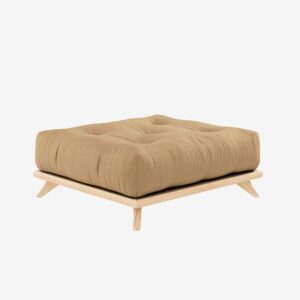 Karup Design – Pall Senza Natur Bas – Brun – Fotpallar & puffar – Från Homeroom