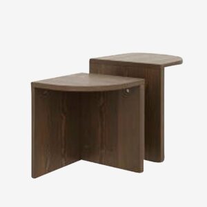 Karup – Set av sidobord Combine – Brun – Småbord – Från Homeroom