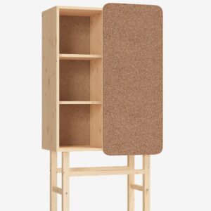 Karup Design – Skåp med anslagstavla Slide – Brun – Skåp – Från Homeroom