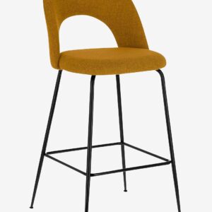 Kave Home – Barstol Mahalia sitthöjd 63 cm, 4-pack – Gul – Barstolar & pallar – Från Homeroom
